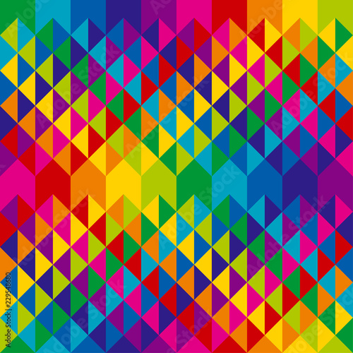 Abstract colorful triangles...