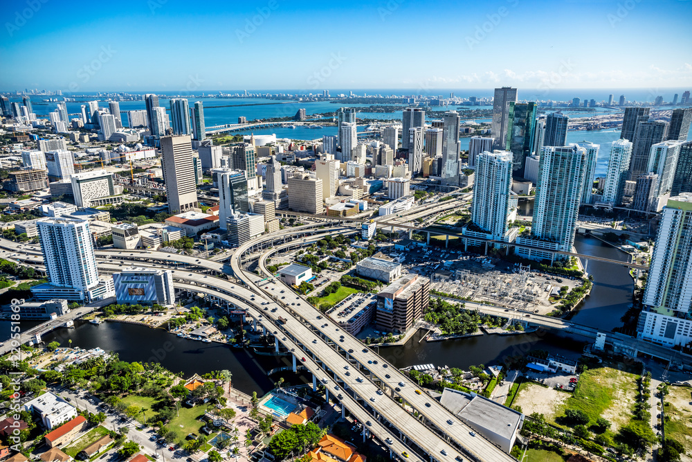 Fototapeta premium Aerials Miami