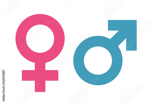 Women and Men Symbol. Male Sign. Vector Icon.