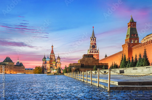 Утро на Красной Площади Pink Morning on Red Square