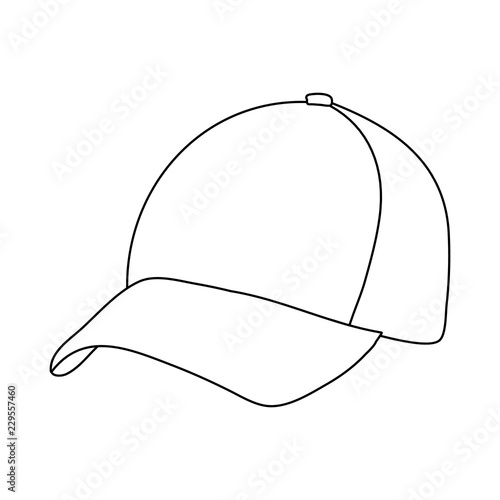 cap sketch, lines