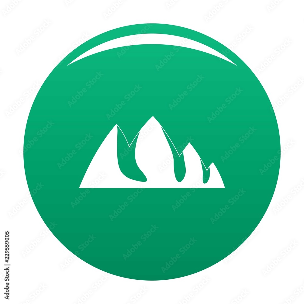 Rock climbing icon. Simple illustration of rock climbing vector icon for any design green Rock climbing icon. Simple illustration of rock climbing vector icon for any design green