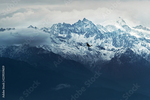 View of the Himalaya from Nepal