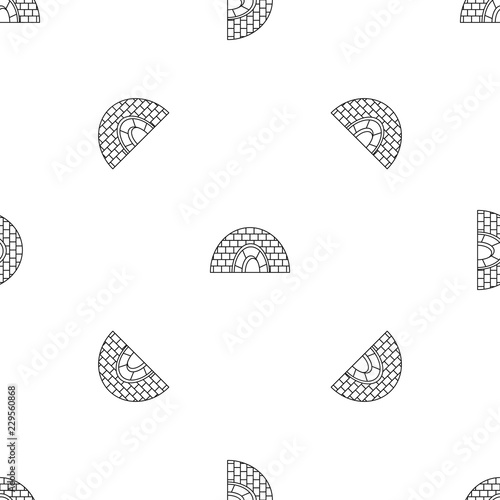 Icehouse pattern seamless vector repeat geometric for any web design