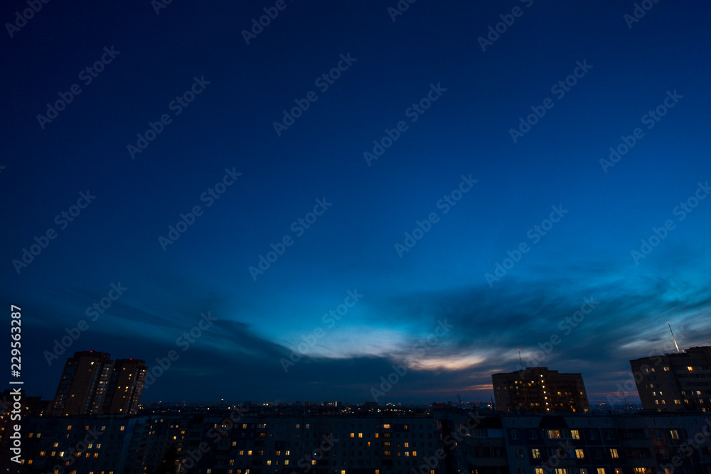 Fototapeta premium night cityscape