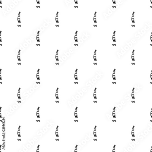 Peas pattern seamless vector repeat geometric for any web design