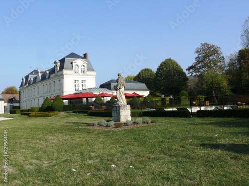 Chateau blanc de Courcelles sur Vesles dans l'Aisne. France