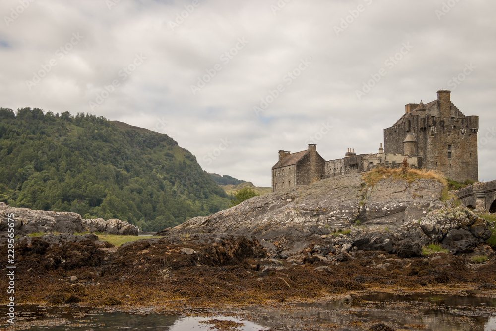 Castillo en las altas tierras de escocia