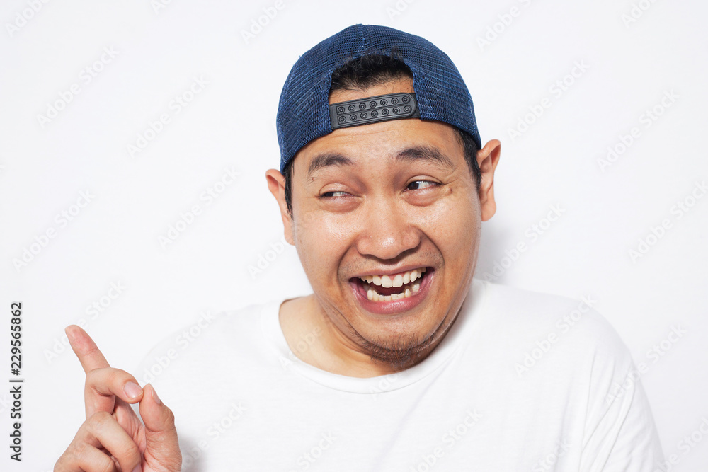Funny Man Looking to The Side Funny Man Looking to The Side