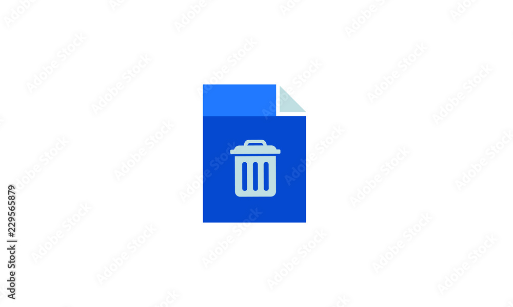 file vector icon. file trash, delete file icon concept file vector icon. file trash, delete file icon concept