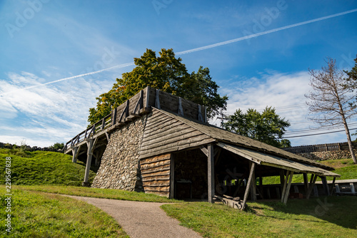 Fototapeta Naklejka Na Ścianę i Meble -  National Historic Iron Works about in Saugus, Massachusetts.