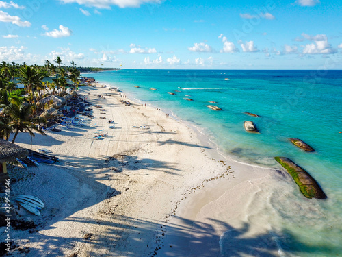 Drone Shot of Punta Cana - Bavaro Beach photo