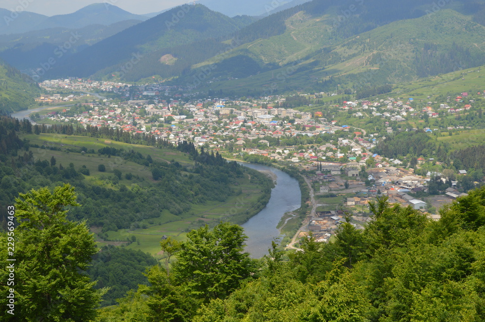 Fototapeta premium Zakarpat.Mezhigorsky pass