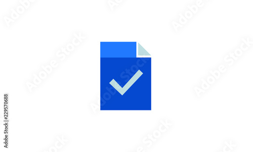 Free Download file vector icon. checklist file  icon concept - GFXLoad