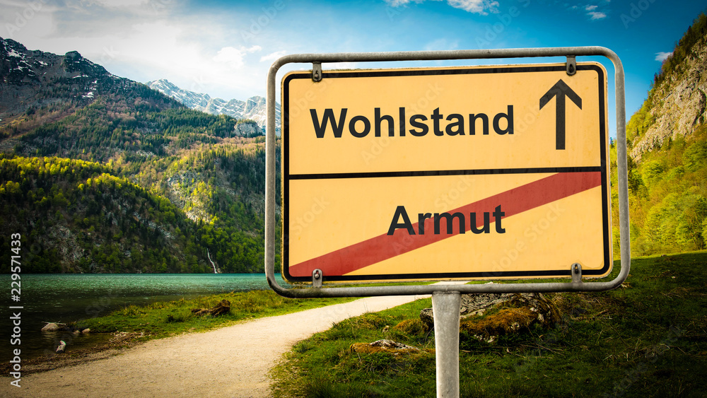 Schild 379 - Wohlstand Schild 379 - Wohlstand