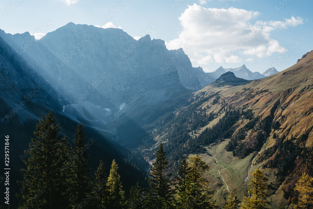 Alpine landscape in Tyrol, Austria (Karwendel) Alpine landscape in Tyrol, Austria (Karwendel)