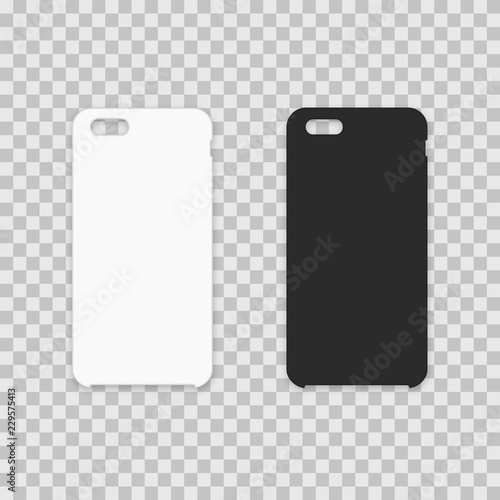Blank phone case. Vector illustration