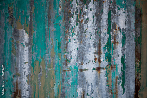 Rusty old metal colorful texture background.