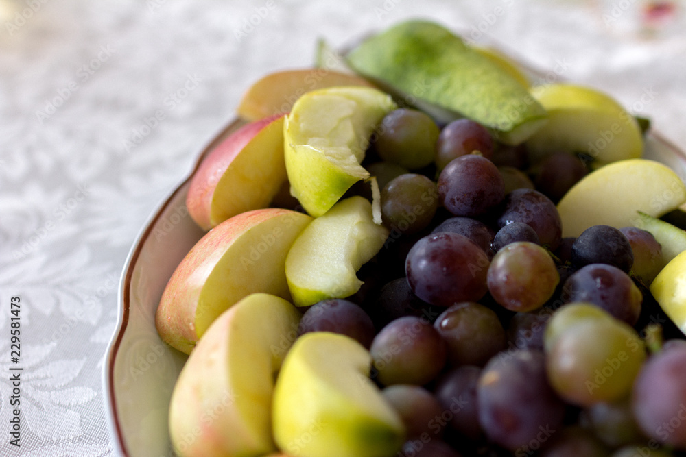 Plate of fruits Plate of fruits