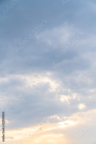 Fototapeta Naklejka Na Ścianę i Meble -  Clouds floating in the sky