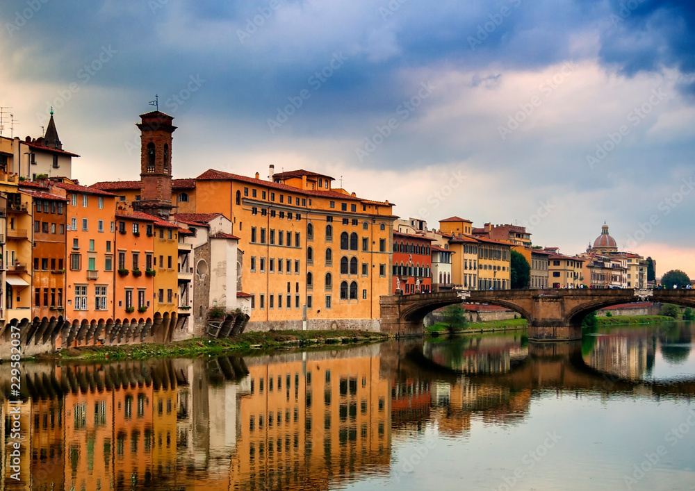 view of city of florence italy