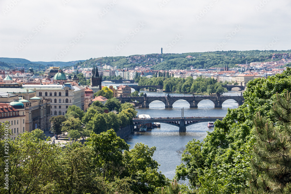Brückenblick Prag