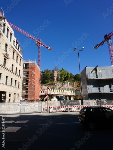 Baustelle Kureck Wiesbaden