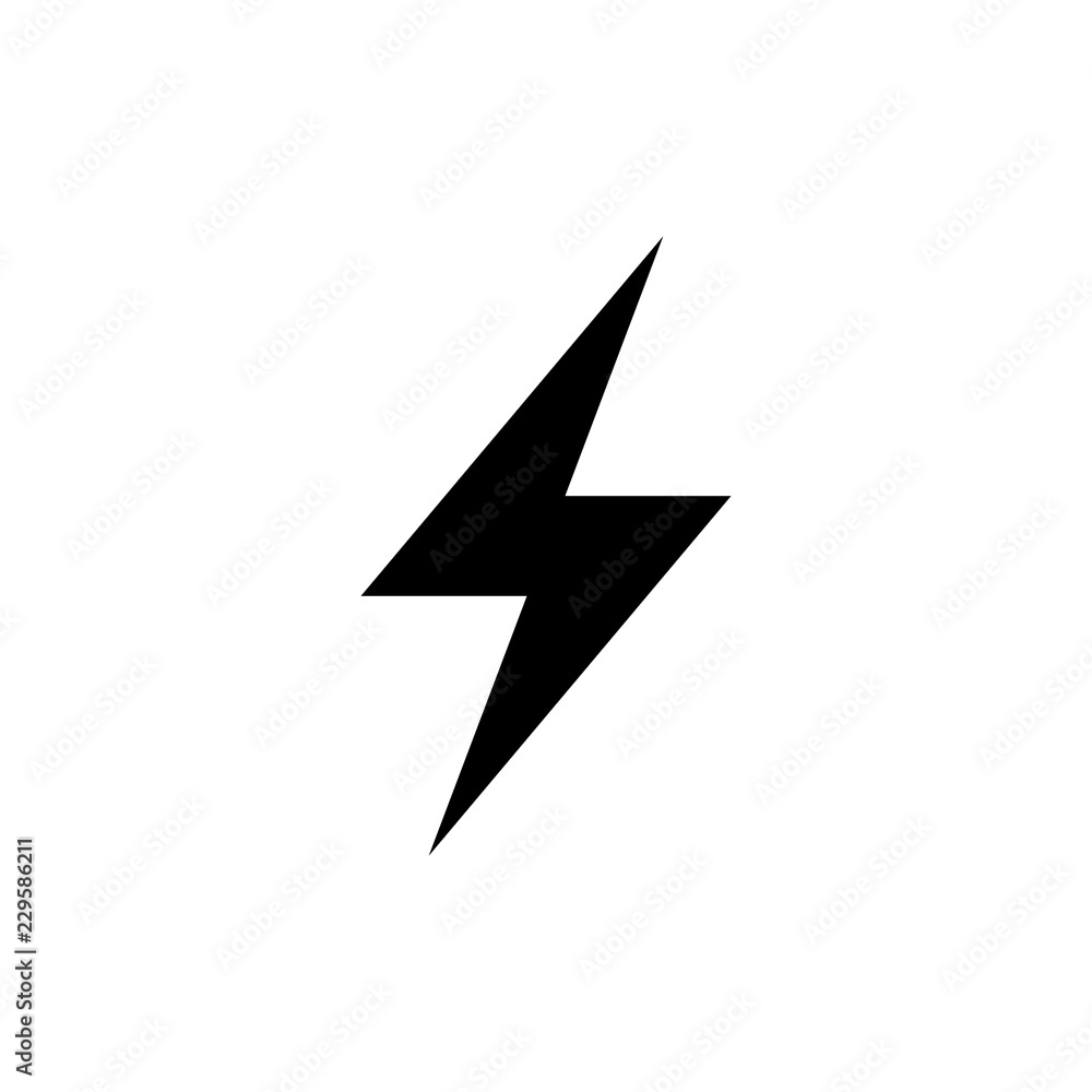 Lightning modern icon Lightning modern icon