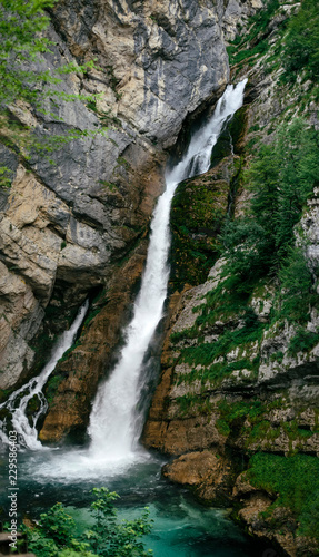Savica waterfall at Bohinj ...