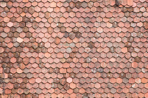 Roof tiles backdrop