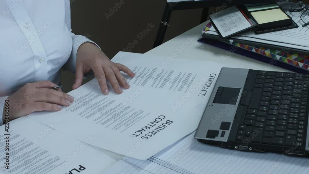 Hands Of a Executive Explaining Business Contract to an Employee Hands Of a Executive Explaining Business Contract to an Employee
