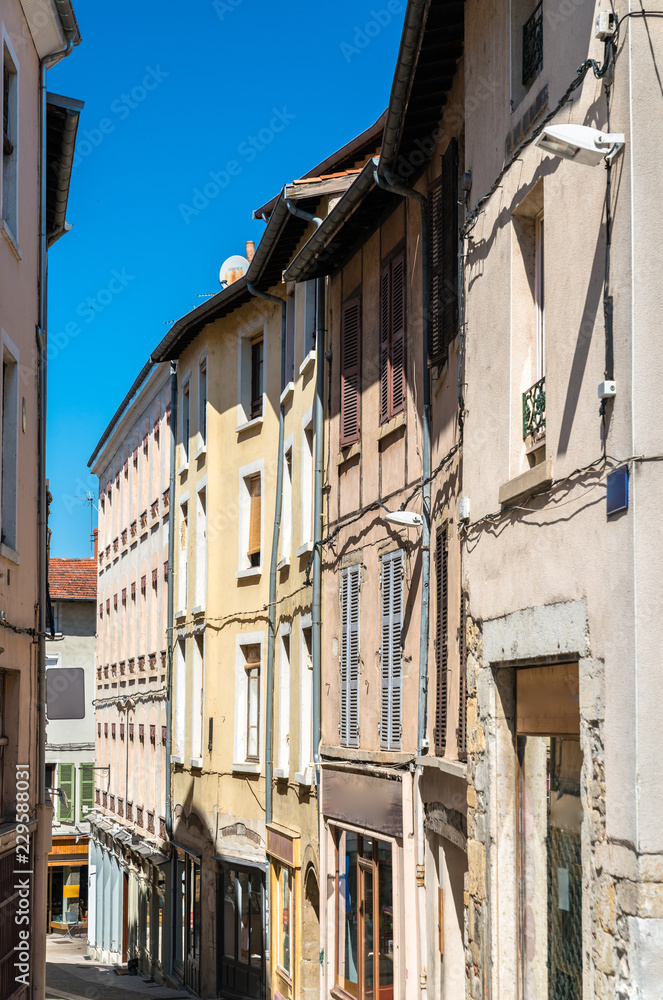 French architecture in Vienne town