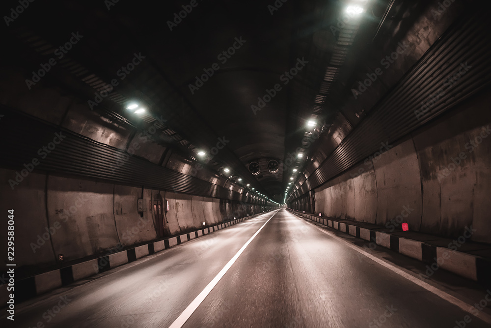 tunnel road perspective