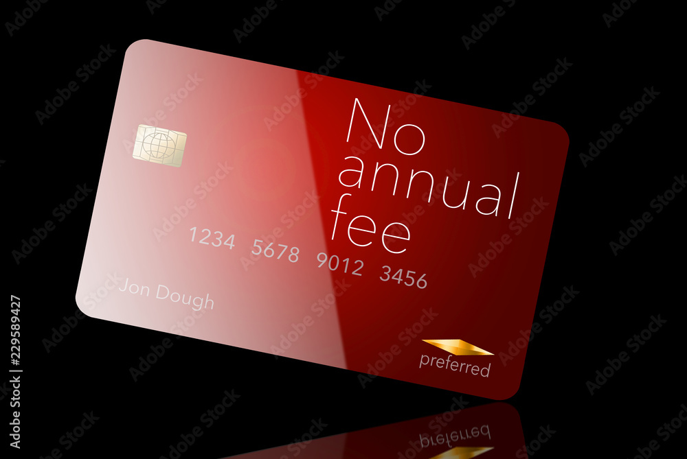 Here is a credit card where the cardholder does not have to pay and annual fee. It says: no annual fee on the card Here is a credit card where the cardholder does not have to pay and annual fee. It says: no annual fee on the card