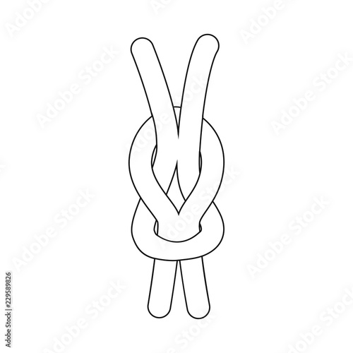 Vector illustration of mountaineering and peak icon. Collection of mountaineering and camp stock symbol for web.