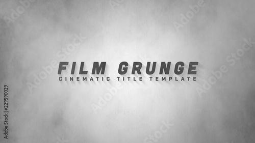 Film Grunge Title