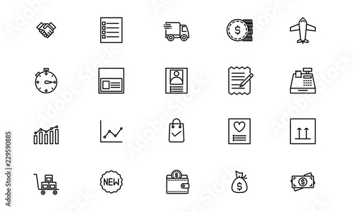 Shopping & E - Commerce - Outline (1). Editable Stroke. 64x64 Pixel perfect.	