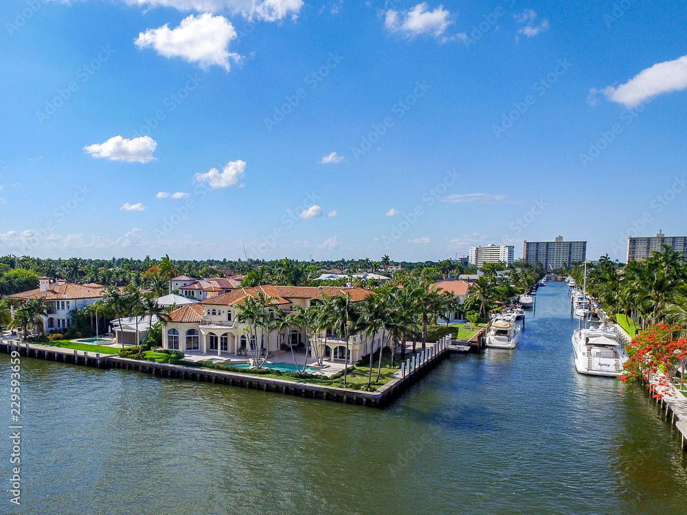 Aerial View from Fort Lauderdale, Florida