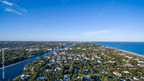 Aerial View from Delray Beach, Florida