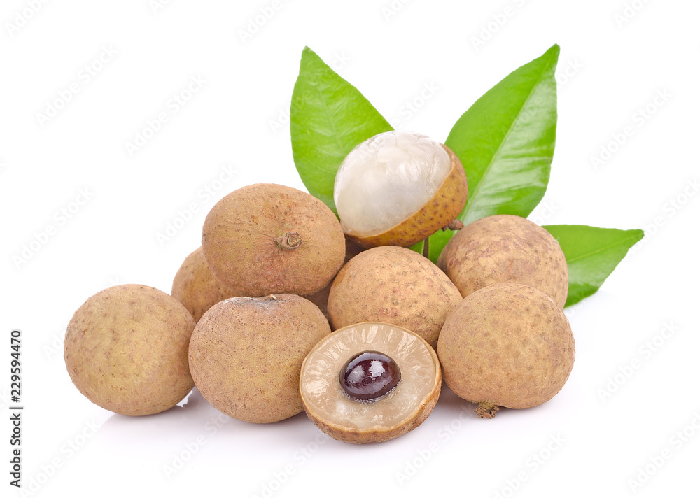 longan. fresh longan isolated on white background longan. fresh longan isolated on white background