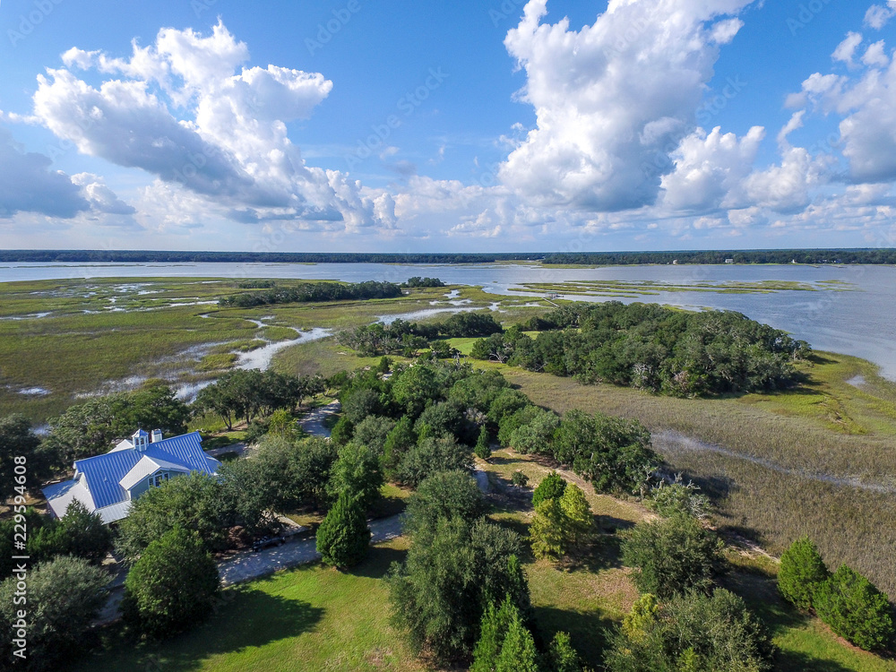 Obraz premium Wadmalaw Island, South Carolina, USA