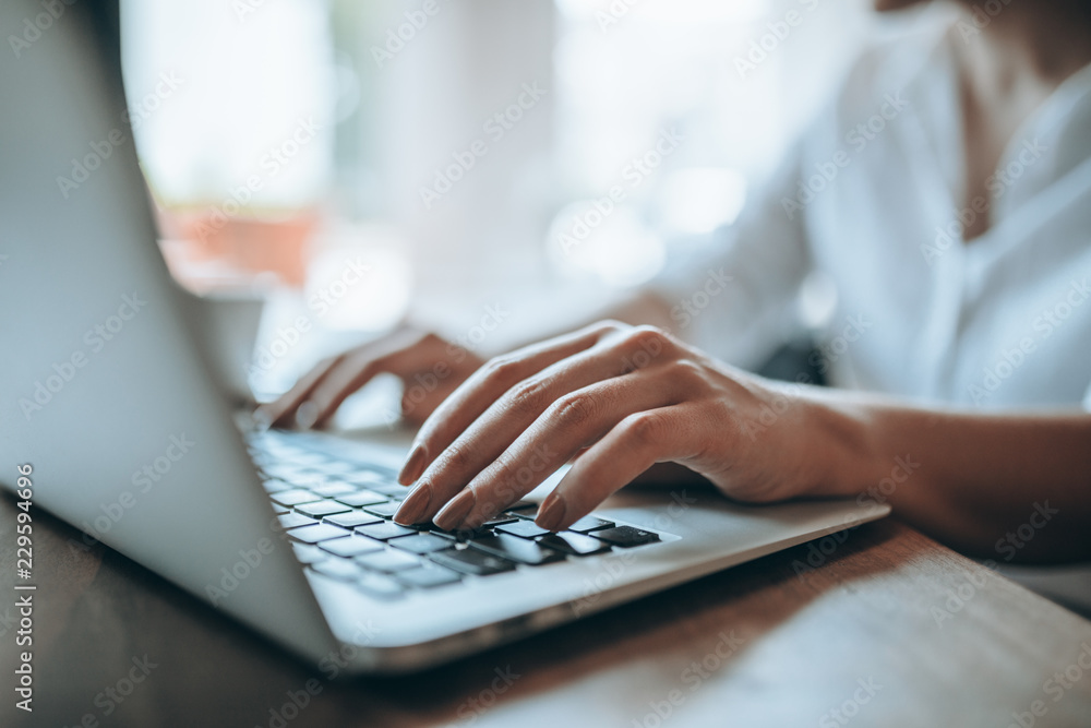 Typing Hands on Keyboard Typing Hands on Keyboard