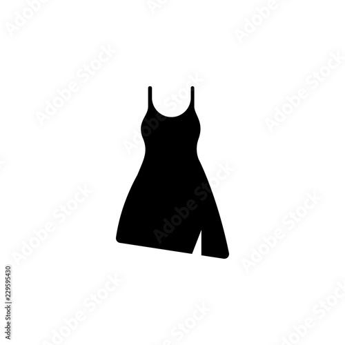 Dress with spaghetti straps icon. Element of tailor, clothier. Premium quality graphic design icon. Signs and symbols collection icon for websites, web design, mobile app
