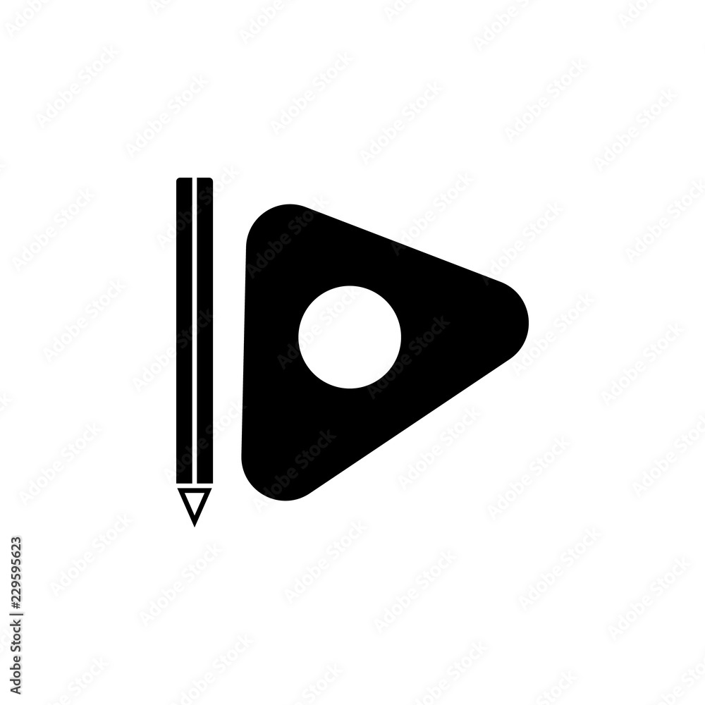 Pencil and tailor's tool icon. Element of tailor, clothier. Premium quality graphic design icon. Signs and symbols collection icon for websites, web design, mobile app Pencil and tailor's tool icon. Element of tailor, clothier. Premium quality graphic design icon. Signs and symbols collection icon for websites, web design, mobile app