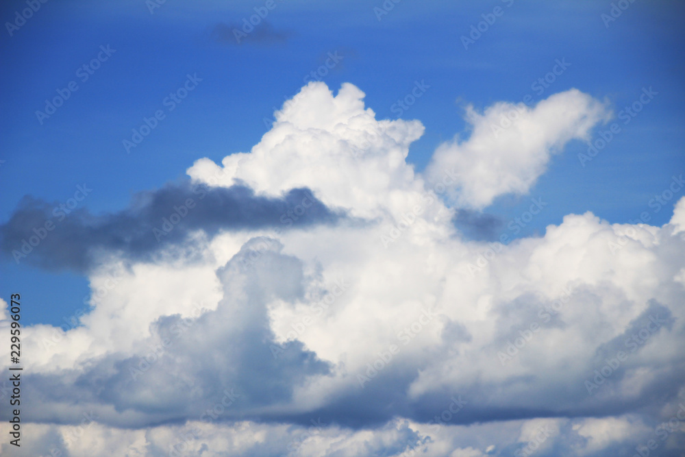 blue sky with clouds. blue sky with clouds.