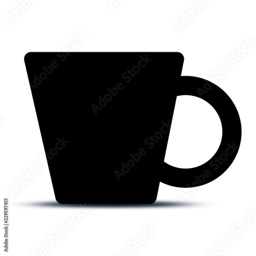 Tasse mit Schatten