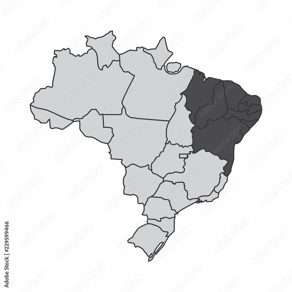 Fototapeta Brazil northeast region