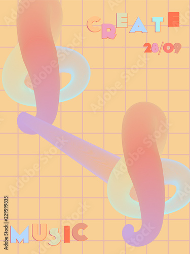 Music festival cover background.