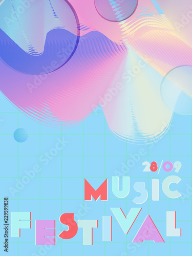 Music festival cover background.