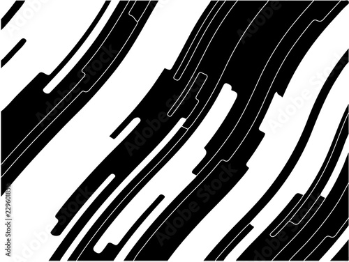 Abstract pattern. Texture with wavy, curves lines. Optical art background.